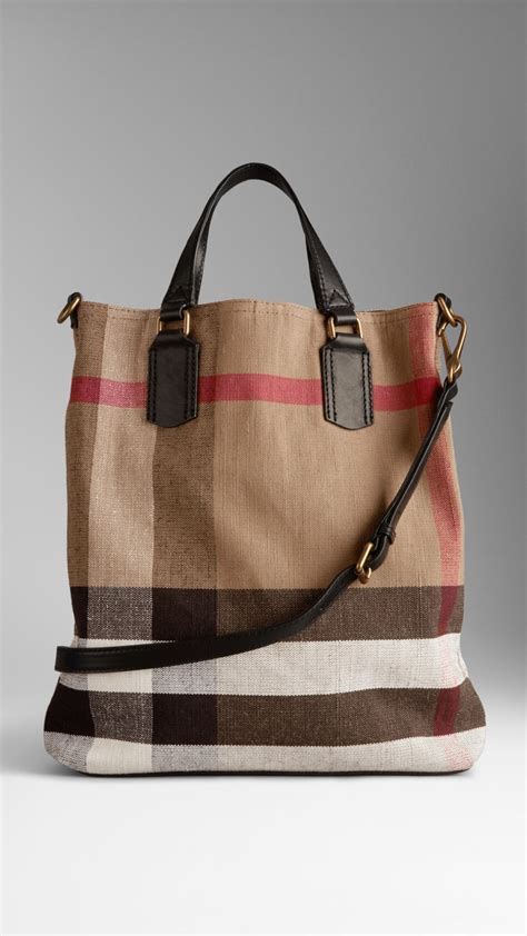 burberry medium tote|Burberry large canvas tote.